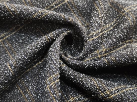 Picture of Yarn-Dyed Cotton-Wool Plaid Fabric