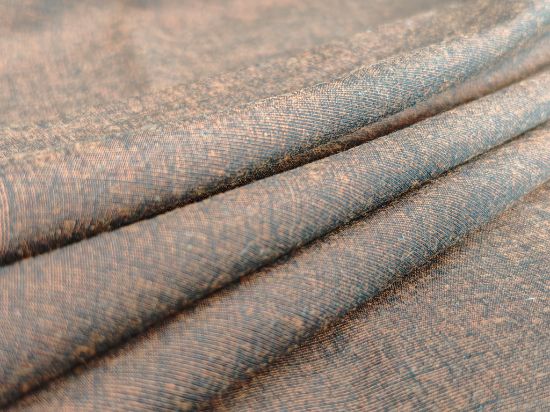 Picture of Yarn-Dyed Linen Cotton Wool Blend Fabric