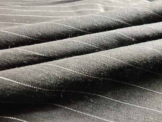 Picture of Lyocell-Nylon Stretch Stripe Woven Fabric